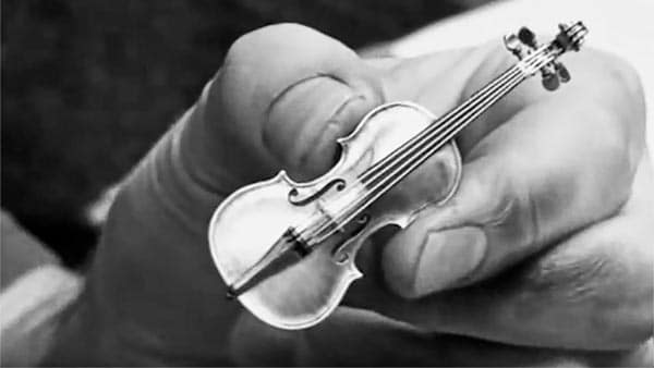 Violine aus Silber 925