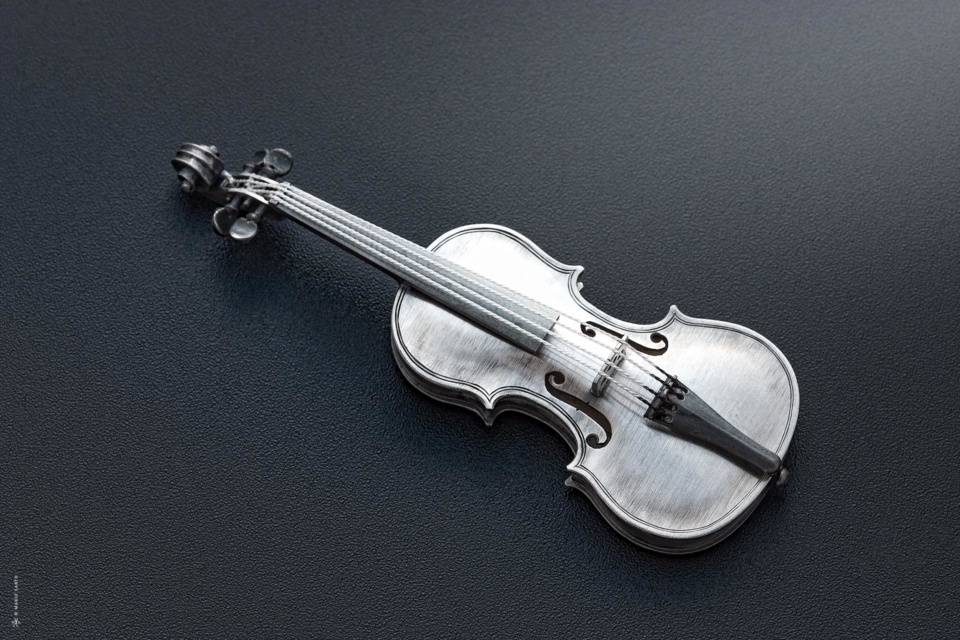 Violine aus 925 Silber